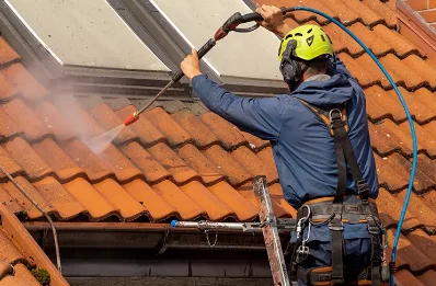 Démoussage et hydrofuge de toiture à Monnières